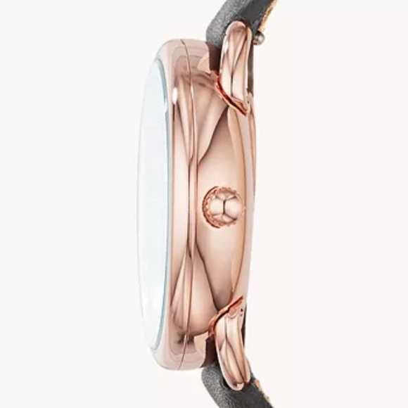 Fossil Tailor Leather Watch - Picture 3 of 7